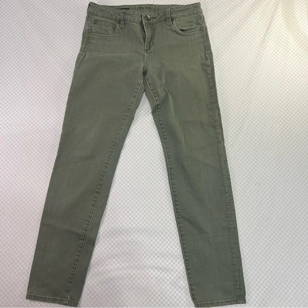Kut From The Kloth Green Skinny Jeans Pants Women's 6 Diana Skinny‎ Stretch